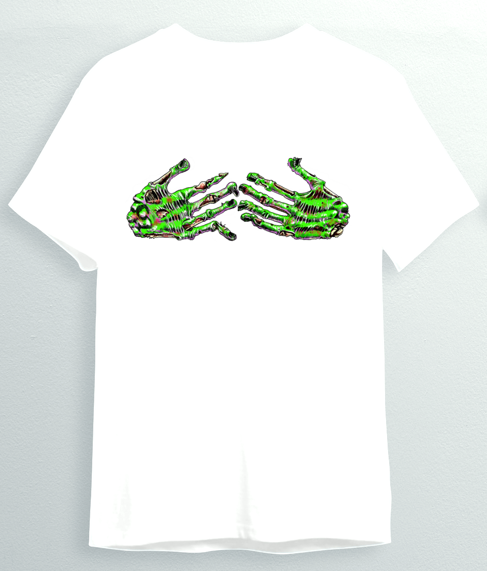 Camiseta Abrazo Zombie White