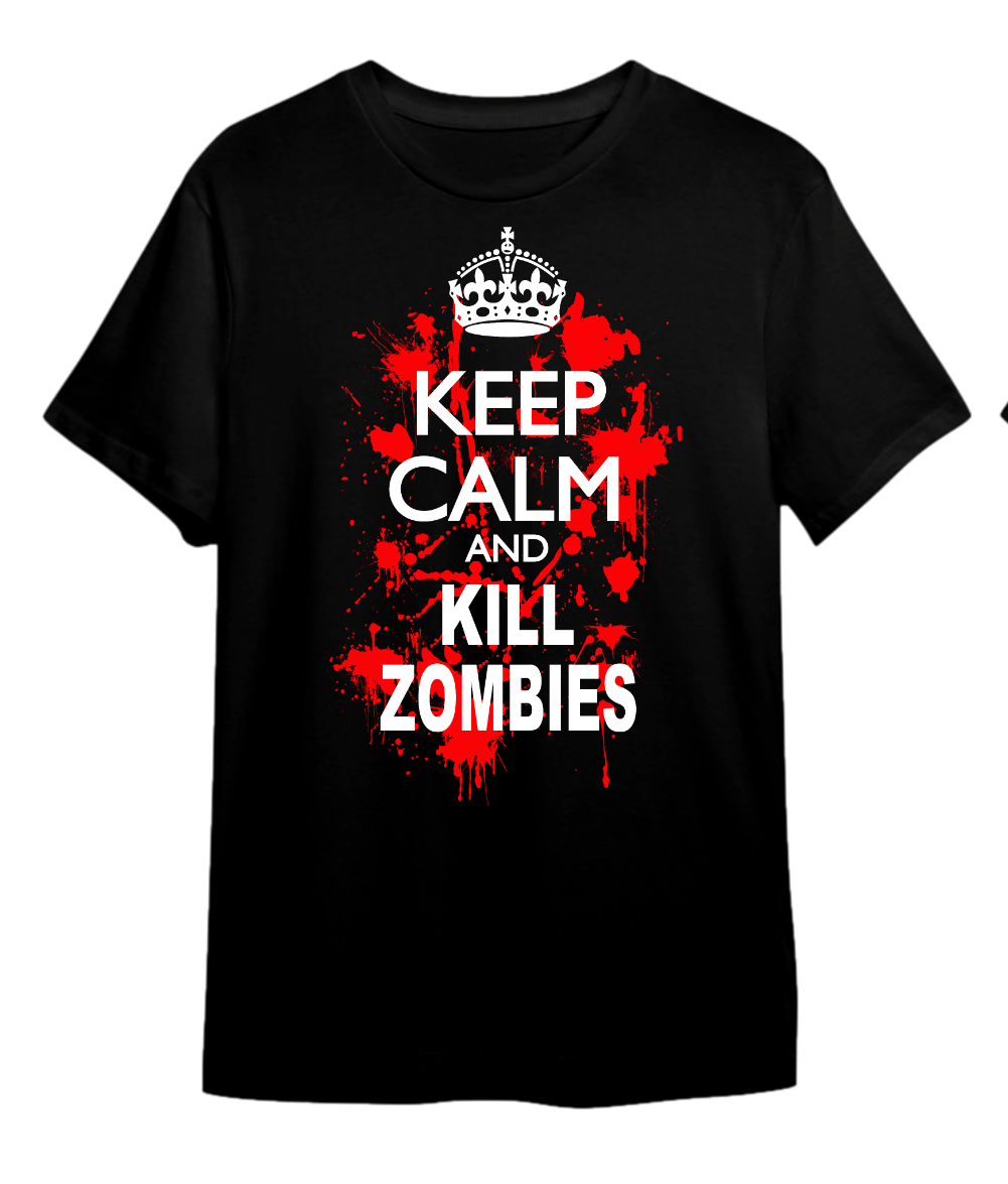 Camiseta Zombies Keep the calm