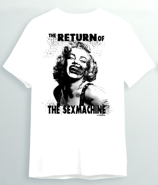 Camiseta Sex Machine en blanco