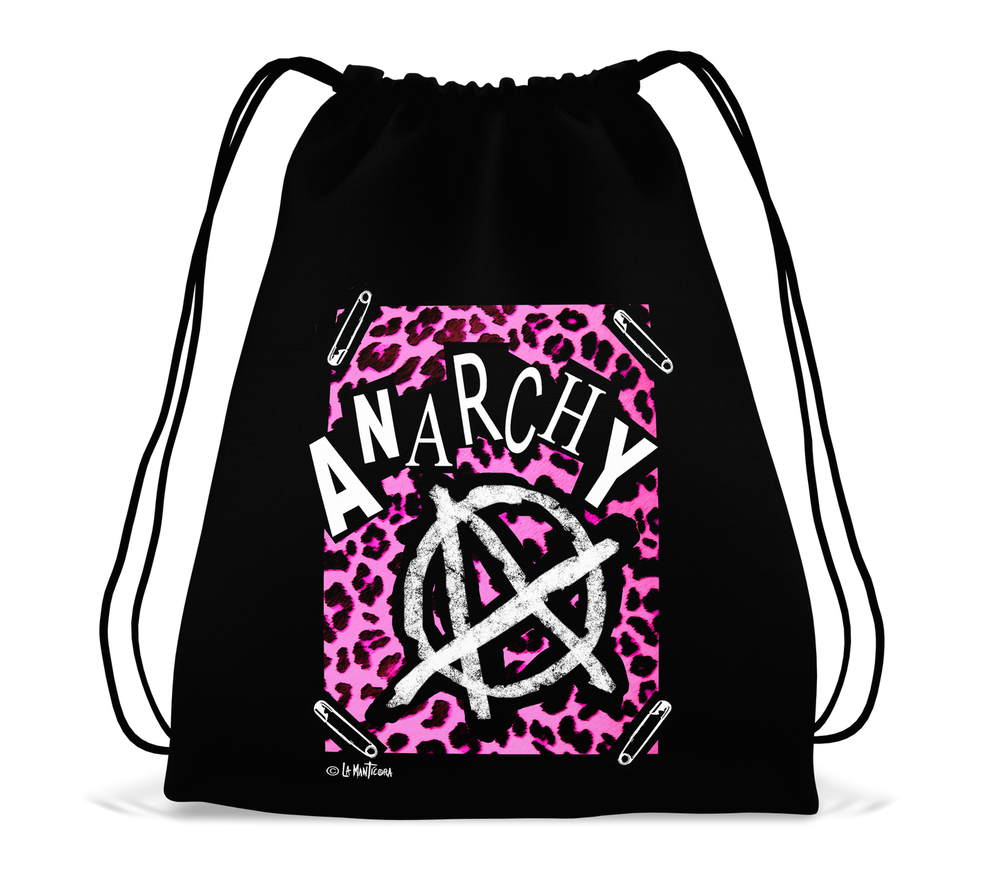 Bolsa Gymsac Bag Anarchy Pink