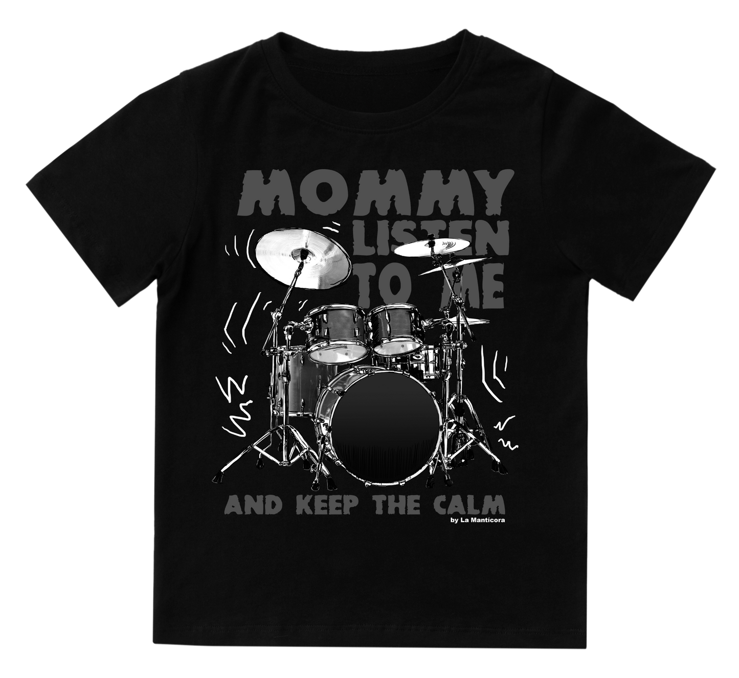 Camiseta bebé Bateria Monny listen to me