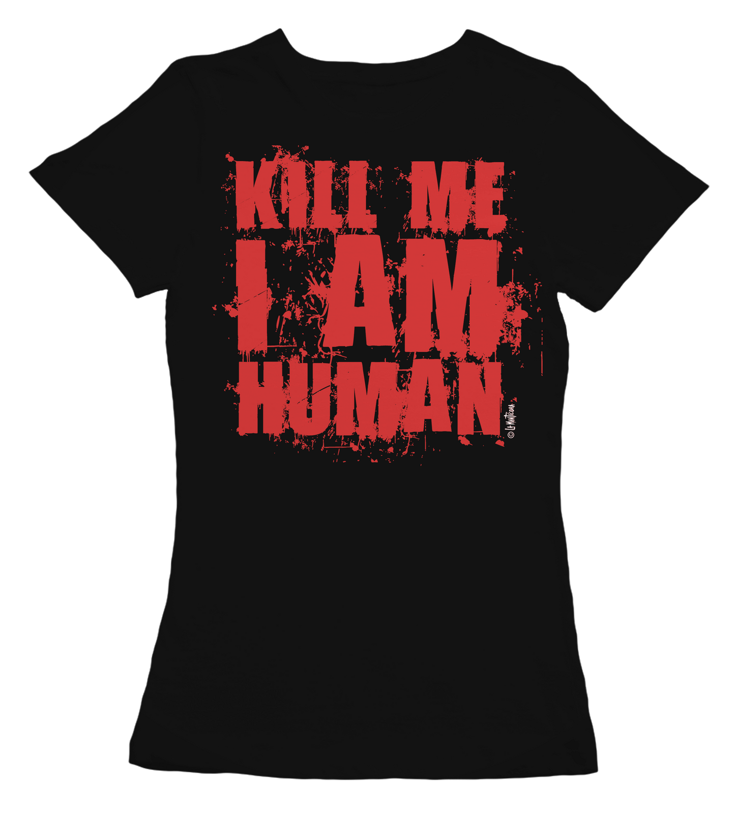 Camiseta Chica Zombie Kill me red