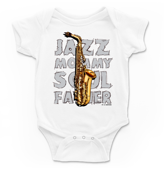 Body bebé Saxo en blanco