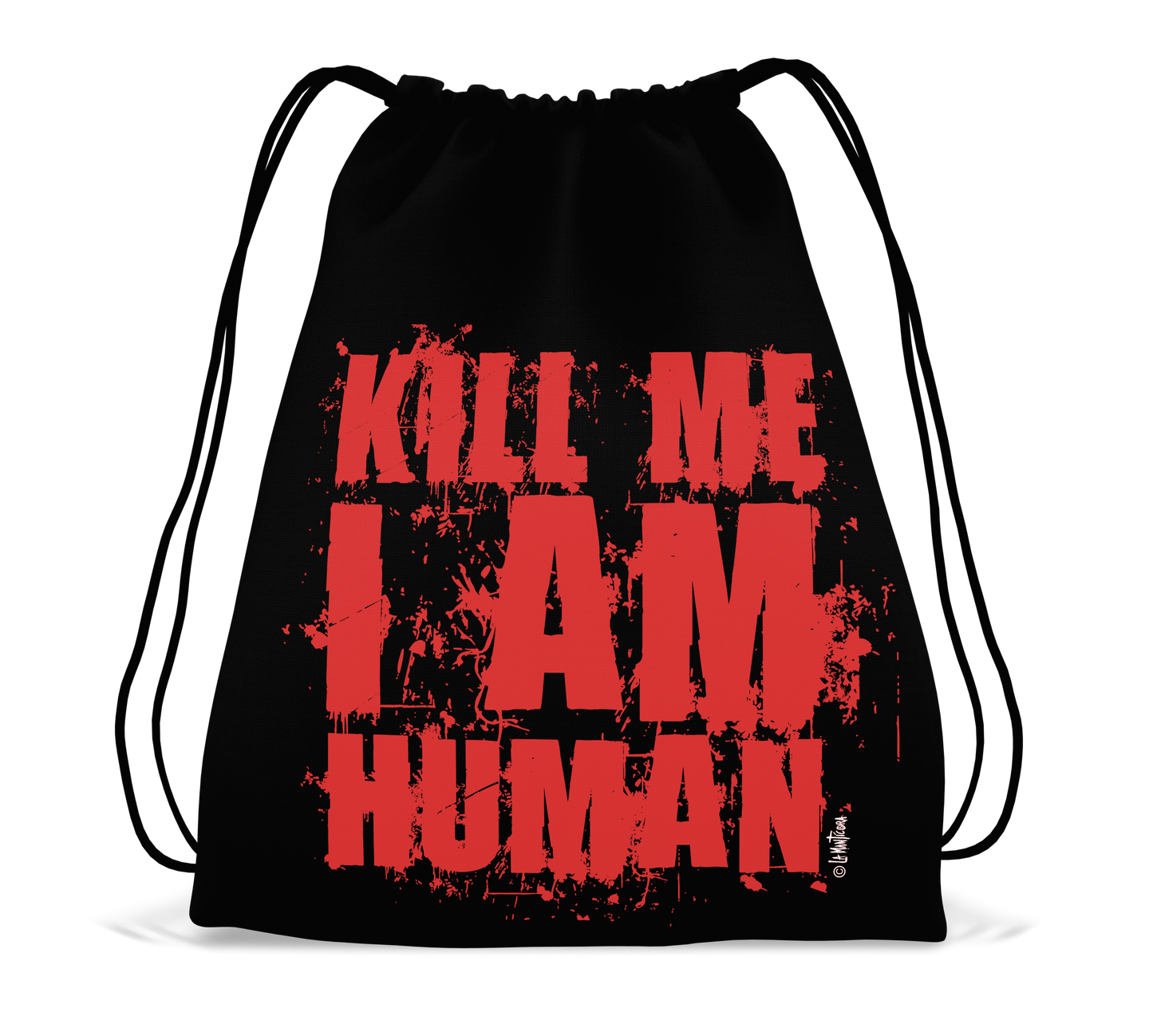 Bolsa Gymsac Bag Kill me Zombies Red