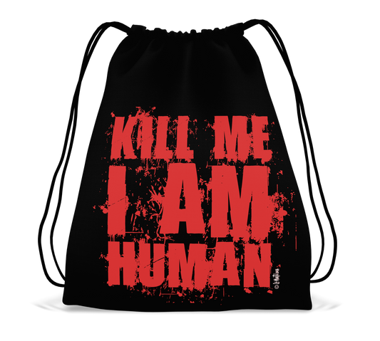 Bolsa Gymsac Bag Kill me Zombies Red