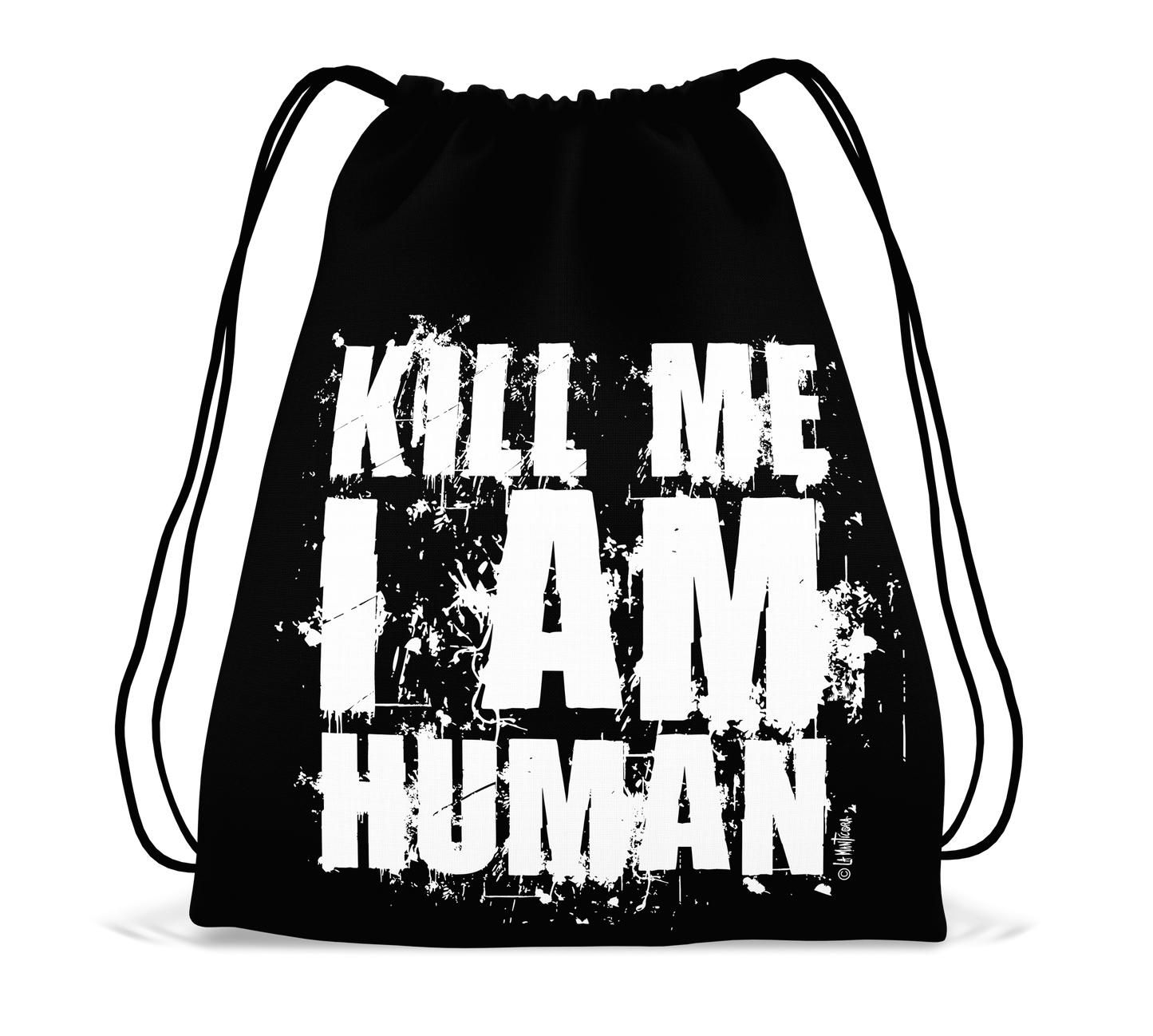 Bolsa Gymsac Bag Kill me Zombies White