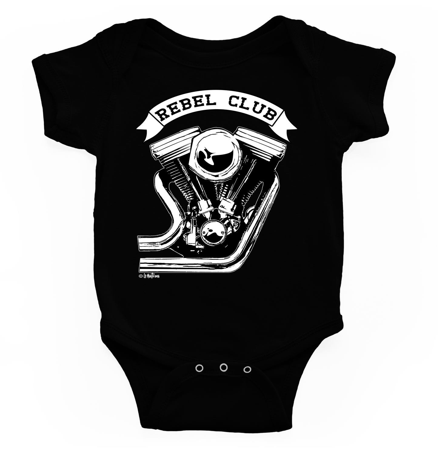 Body bebé Rebel blk